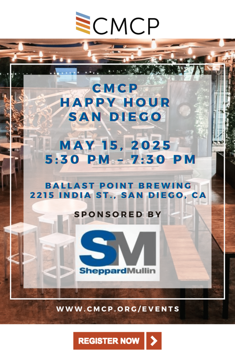 cmcp happy hour san diego 2025